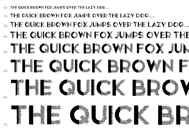 Streets of Fire font waterfall